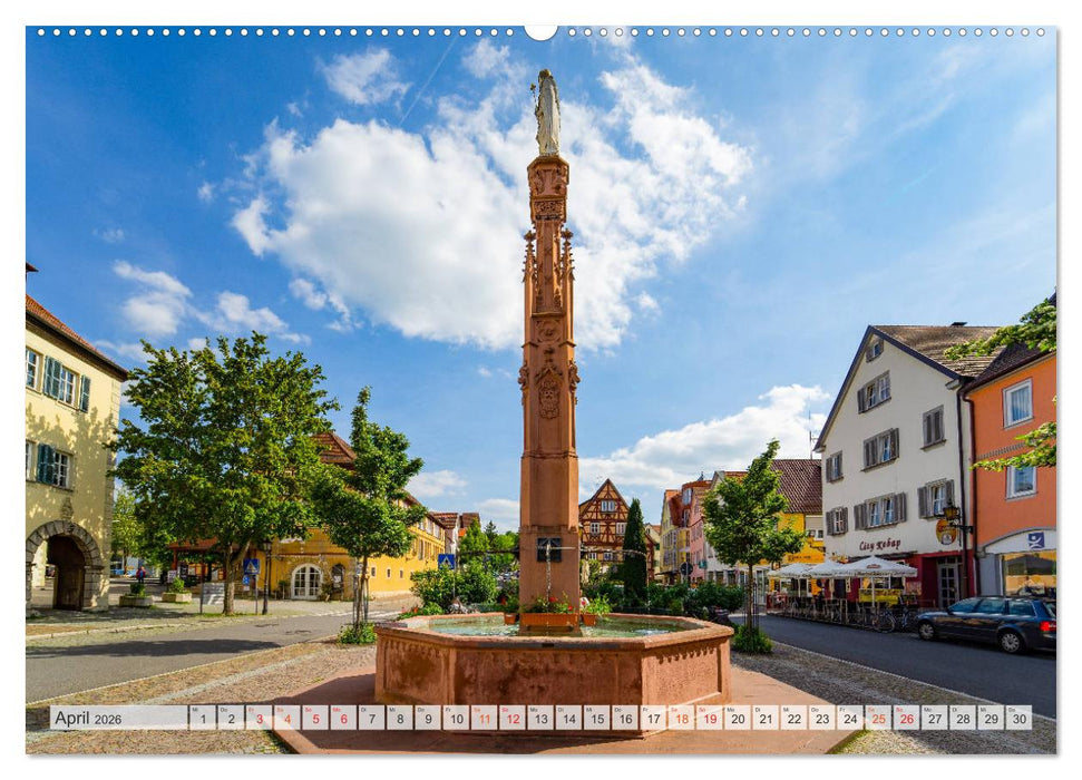 Bad Mergentheim Impressionen (CALVENDO Premium Wandkalender 2026)