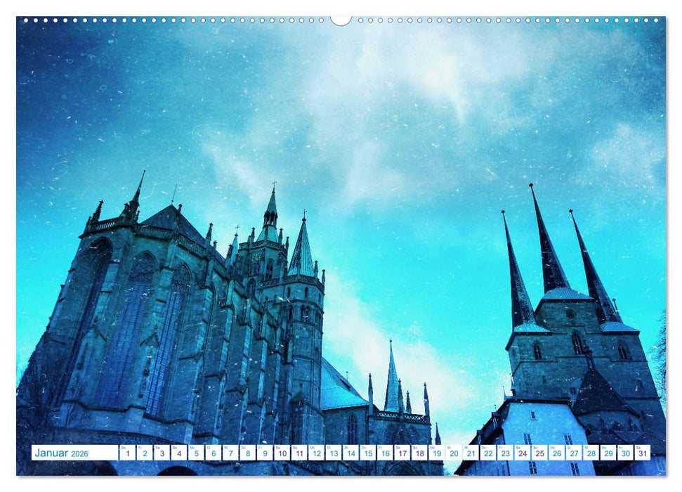 ERFURT obercool (CALVENDO Premium Wandkalender 2026)