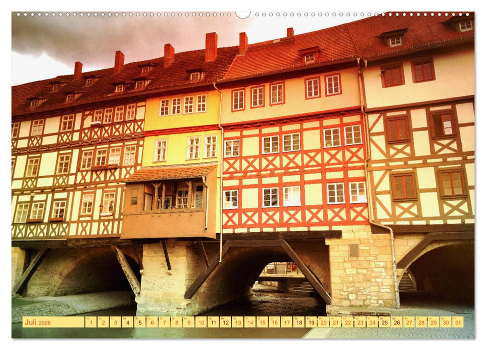 ERFURT obercool (CALVENDO Premium Wandkalender 2026)