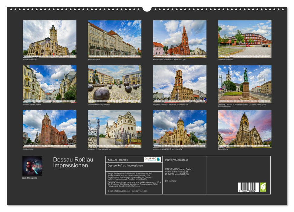 Dessau Roßlau Impressionen (CALVENDO Wandkalender 2026)