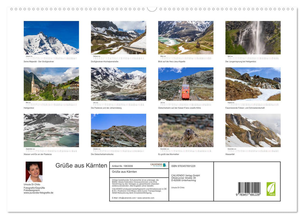 Grüße aus Kärnten (CALVENDO Premium Wandkalender 2026)