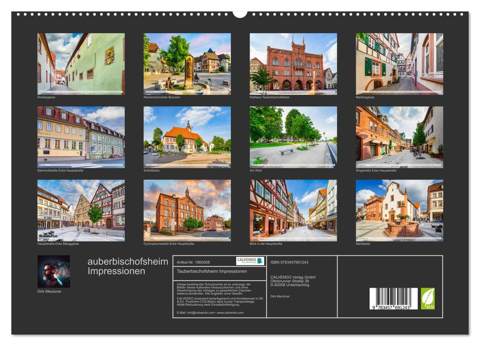 Tauberbischofsheim Impressionen (CALVENDO Premium Wandkalender 2026)