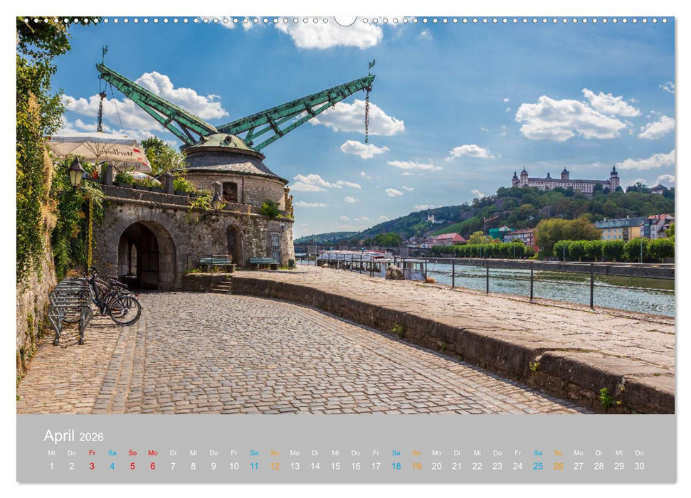 Würzburg - Stadt der Kirchen (CALVENDO Premium Wandkalender 2026)