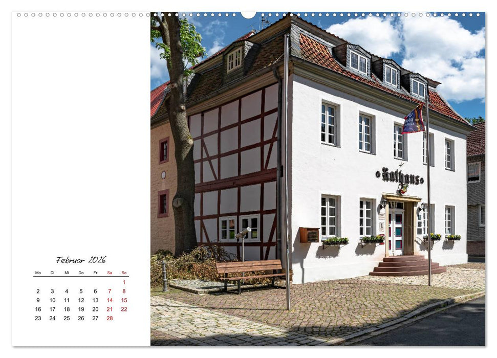 Fachwerkstadt Hornburg (CALVENDO Premium Wandkalender 2026)