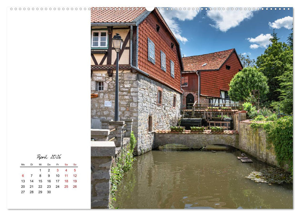 Fachwerkstadt Hornburg (CALVENDO Premium Wandkalender 2026)