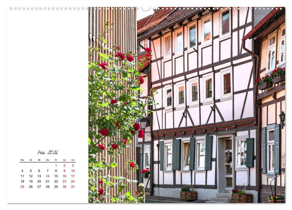 Fachwerkstadt Hornburg (CALVENDO Premium Wandkalender 2026)