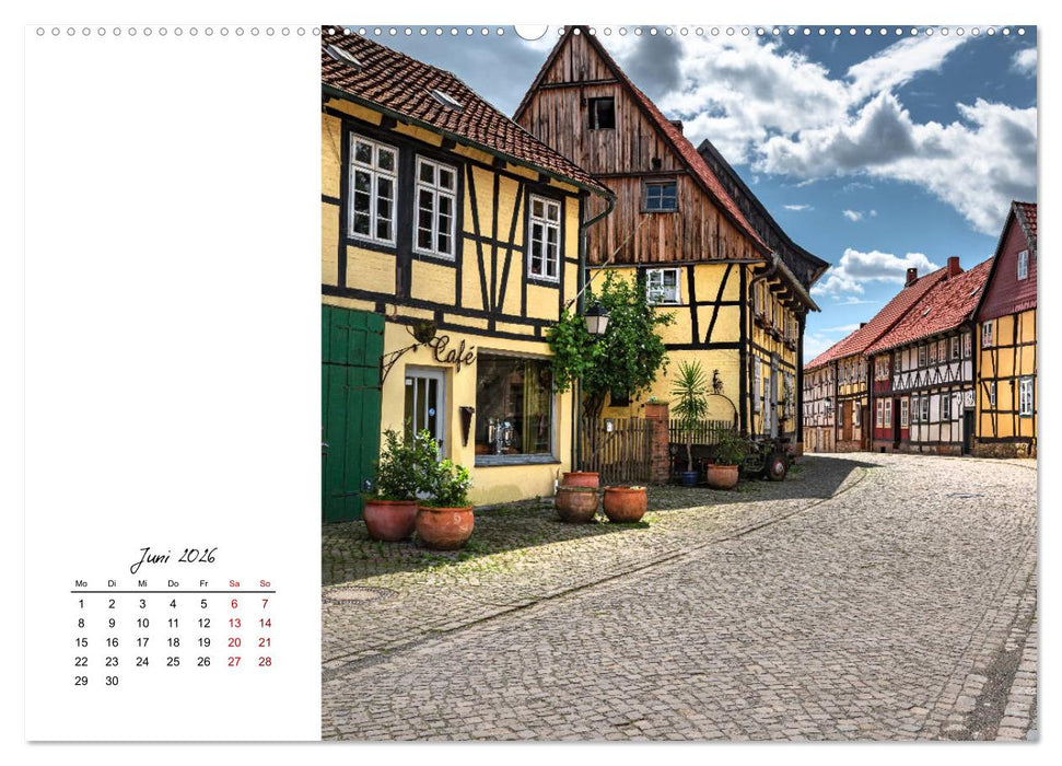 Fachwerkstadt Hornburg (CALVENDO Premium Wandkalender 2026)