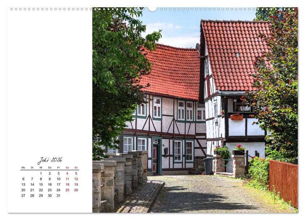 Fachwerkstadt Hornburg (CALVENDO Premium Wandkalender 2026)