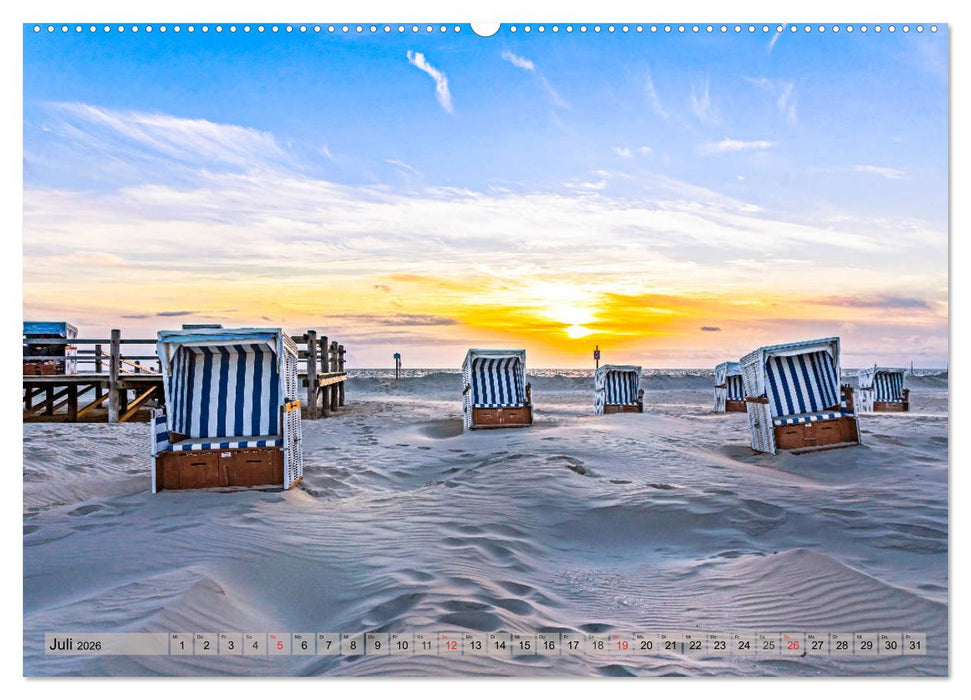 St. Peter Ording - Atemberaubende Momente (CALVENDO Premium Wandkalender 2026)