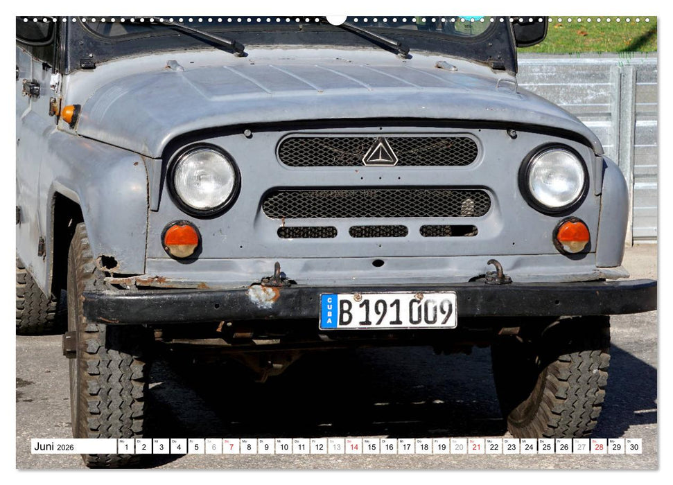 Sowjet-Legende - Der Geländewagen UAZ-469 in Kuba (CALVENDO Premium Wandkalender 2026)