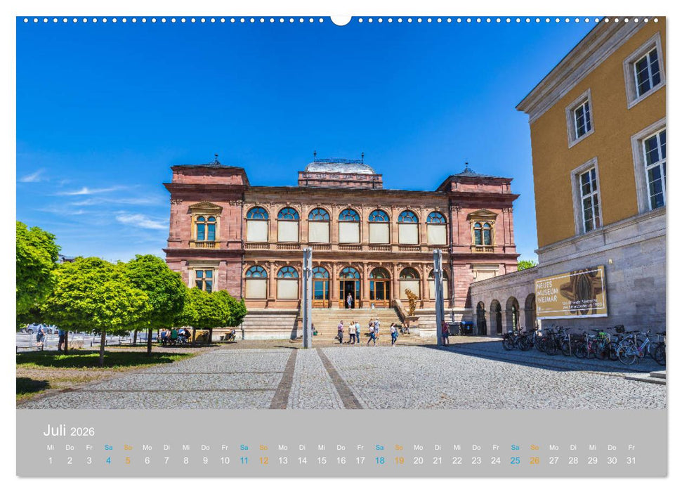 Weimar - das kulturelle Erbe (CALVENDO Premium Wandkalender 2026)