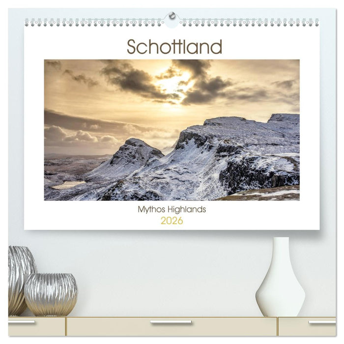 Schottland - Mythos Highlands (CALVENDO Premium Wandkalender 2026)