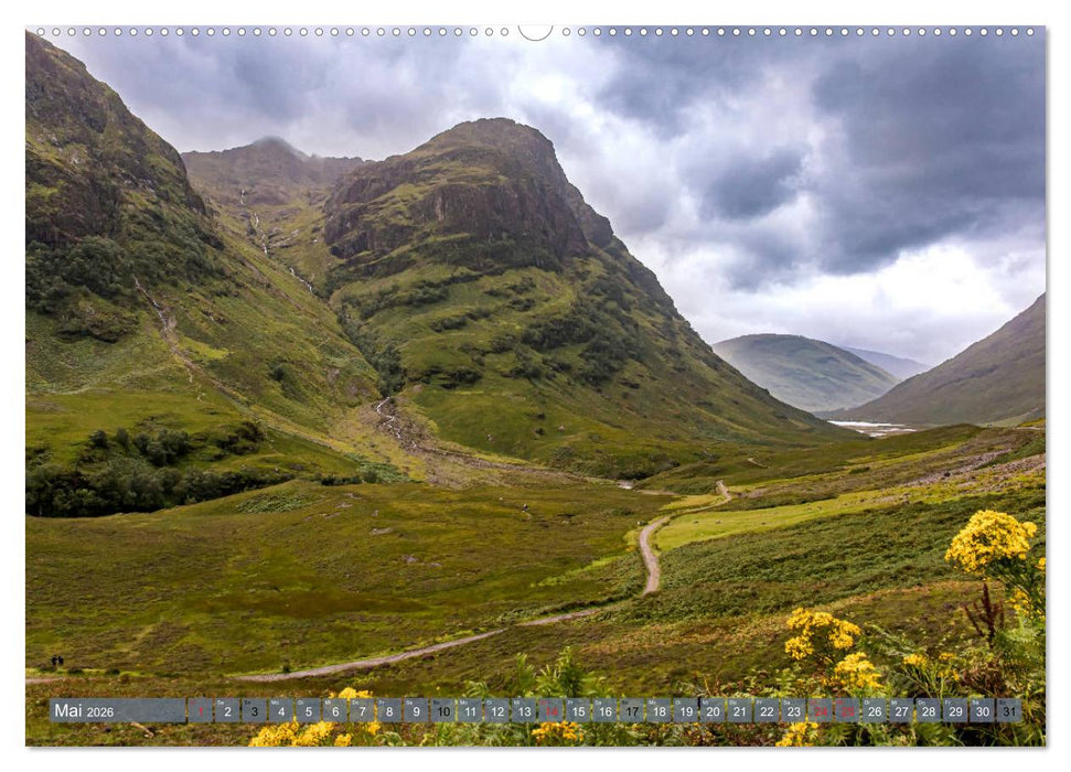 Schottland - Mythos Highlands (CALVENDO Premium Wandkalender 2026)