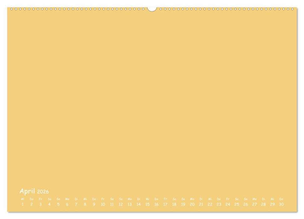 Regenbogen Kinder Bastelkalender - Zum Selbstgestalten - DIY Kreativ-Kalender (CALVENDO Premium Wandkalender 2026)