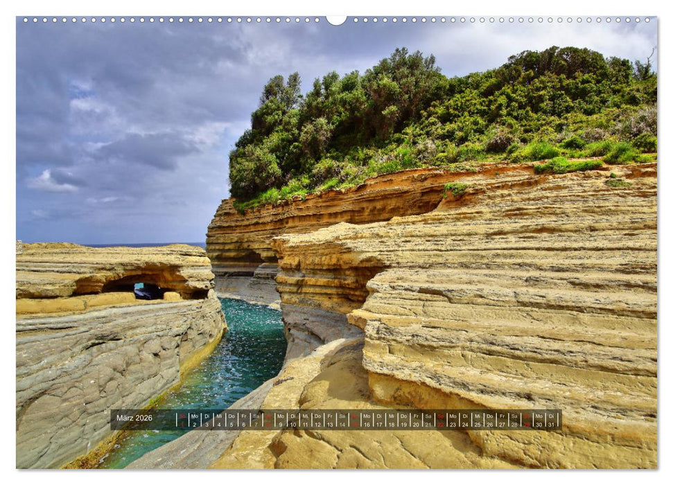 Schönes Korfu (CALVENDO Premium Wandkalender 2026)