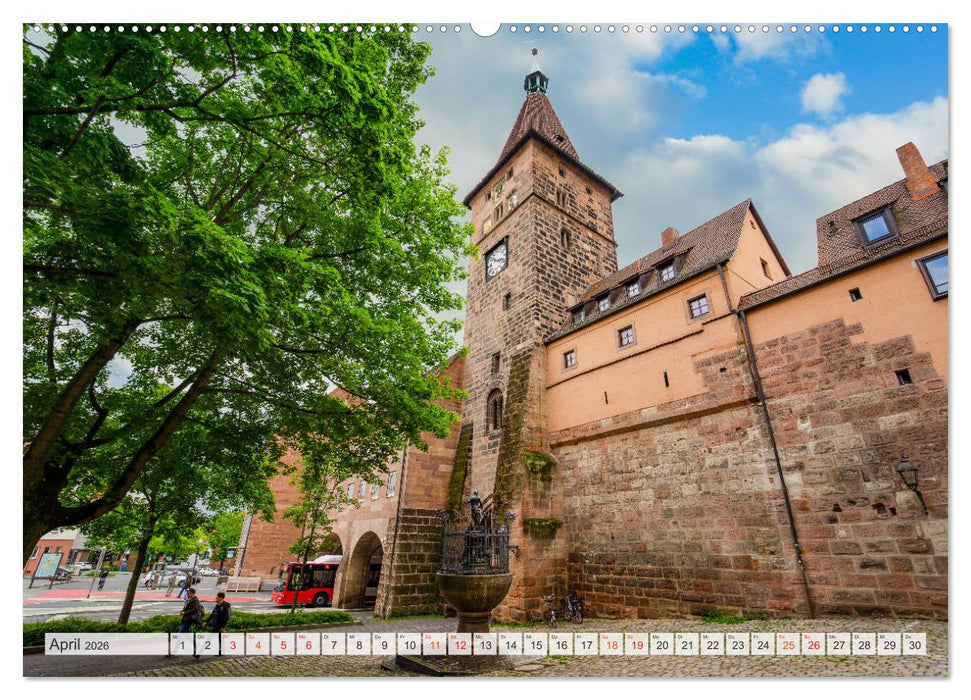 Nürnberg Impressionen (CALVENDO Premium Wandkalender 2026)