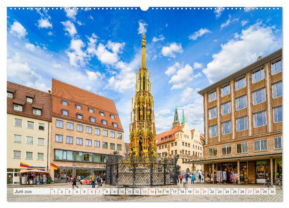 Nürnberg Impressionen (CALVENDO Premium Wandkalender 2026)