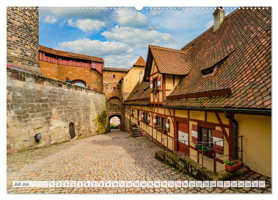 Nürnberg Impressionen (CALVENDO Premium Wandkalender 2026)