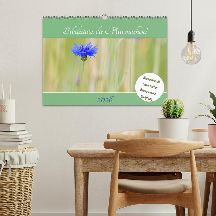 Bibelzitate, die Mut machen! (CALVENDO Wandkalender 2026)