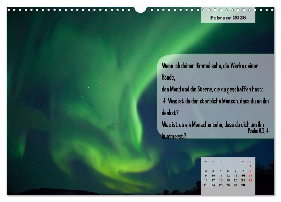 Bibelzitate, die Mut machen! (CALVENDO Wandkalender 2026)