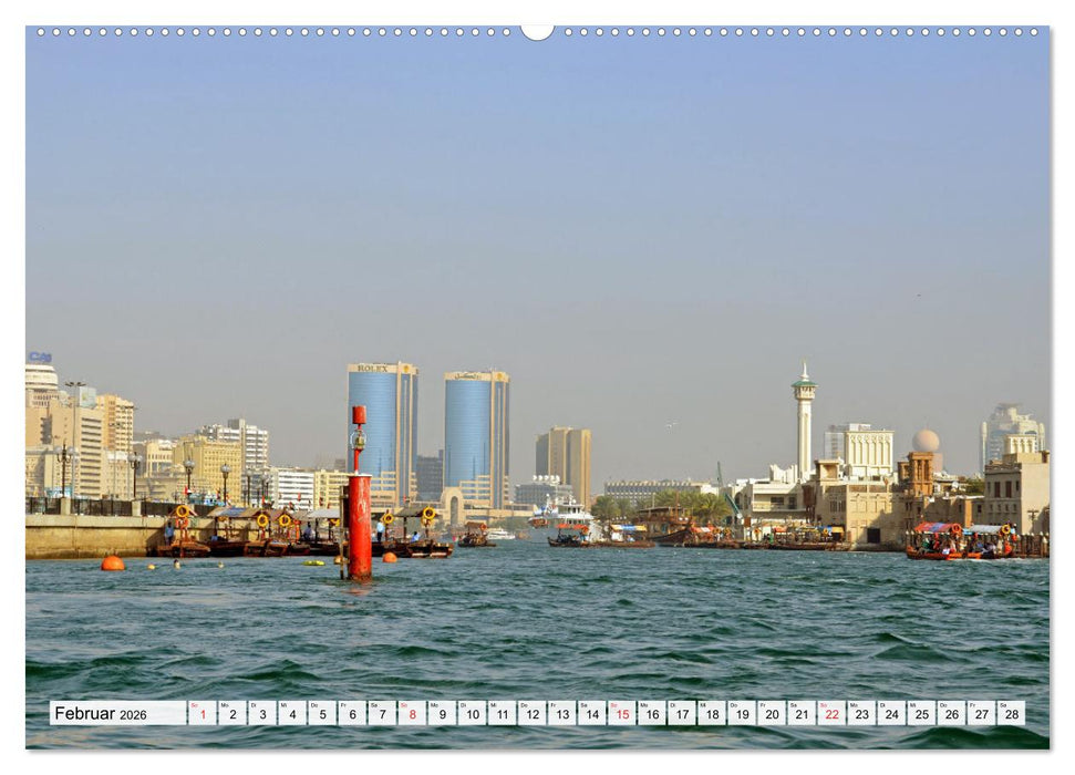 Einzigartiges DUBAI, die Metropole der Superlative (CALVENDO Premium Wandkalender 2026)