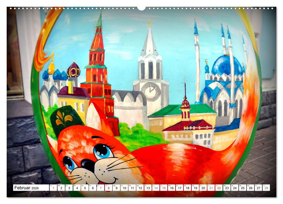 Kasaner Kaleidoskop - Tatarstans prachtvolle Hauptstadt (CALVENDO Wandkalender 2026)
