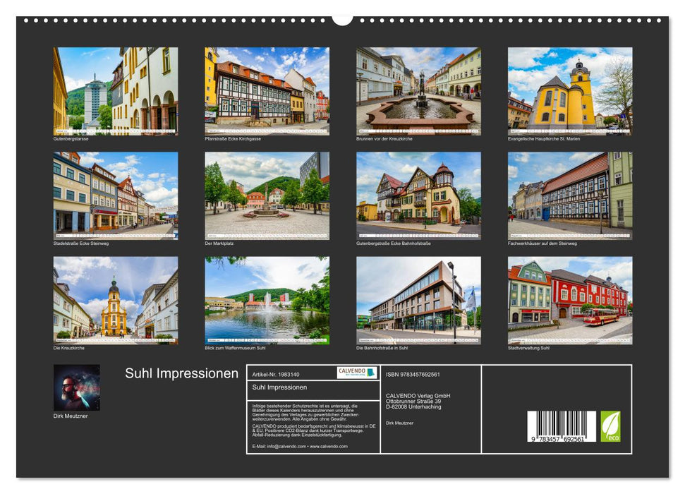 Suhl Impressionen (CALVENDO Premium Wandkalender 2026)