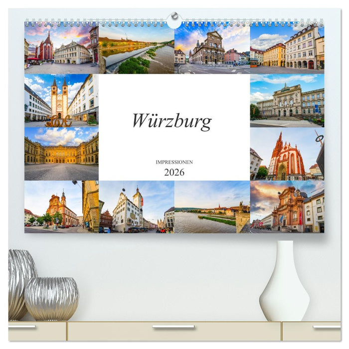Würzburg Impressionen (CALVENDO Premium Wandkalender 2026)