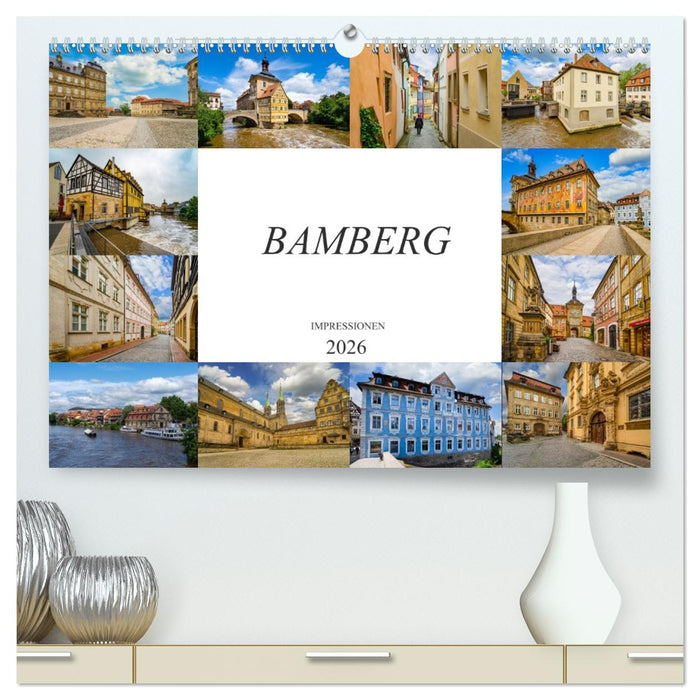Bamberg Impressionen (CALVENDO Premium Wandkalender 2026)