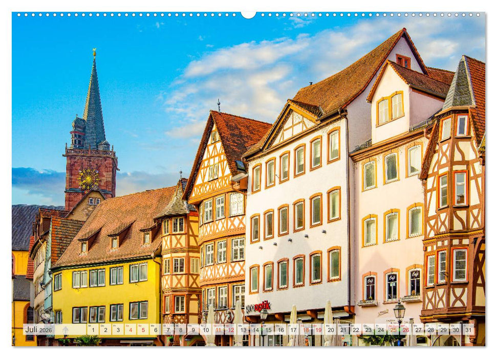 Wertheim Impressionen (CALVENDO Premium Wandkalender 2026)