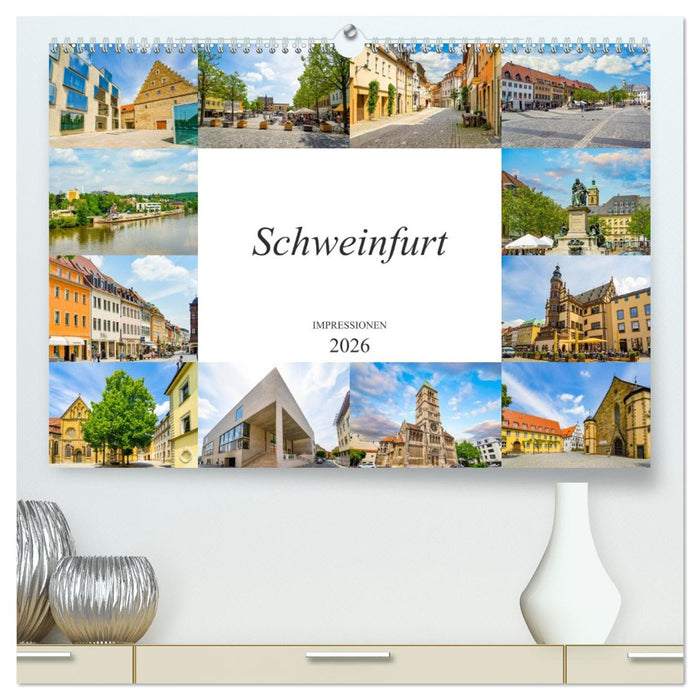 Schweinfurt Impressionen (CALVENDO Premium Wandkalender 2026)