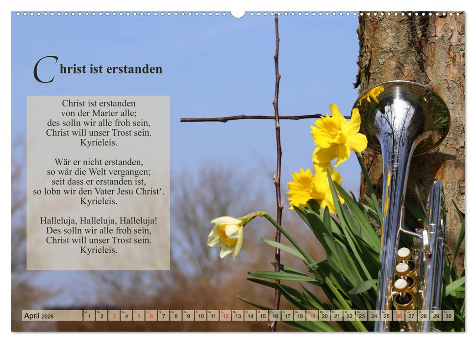 Lieder für Blechbläser (CALVENDO Premium Wandkalender 2026)