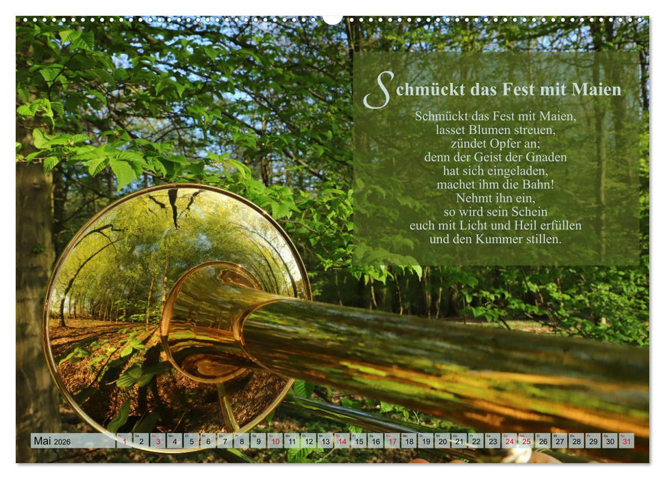 Lieder für Blechbläser (CALVENDO Premium Wandkalender 2026)