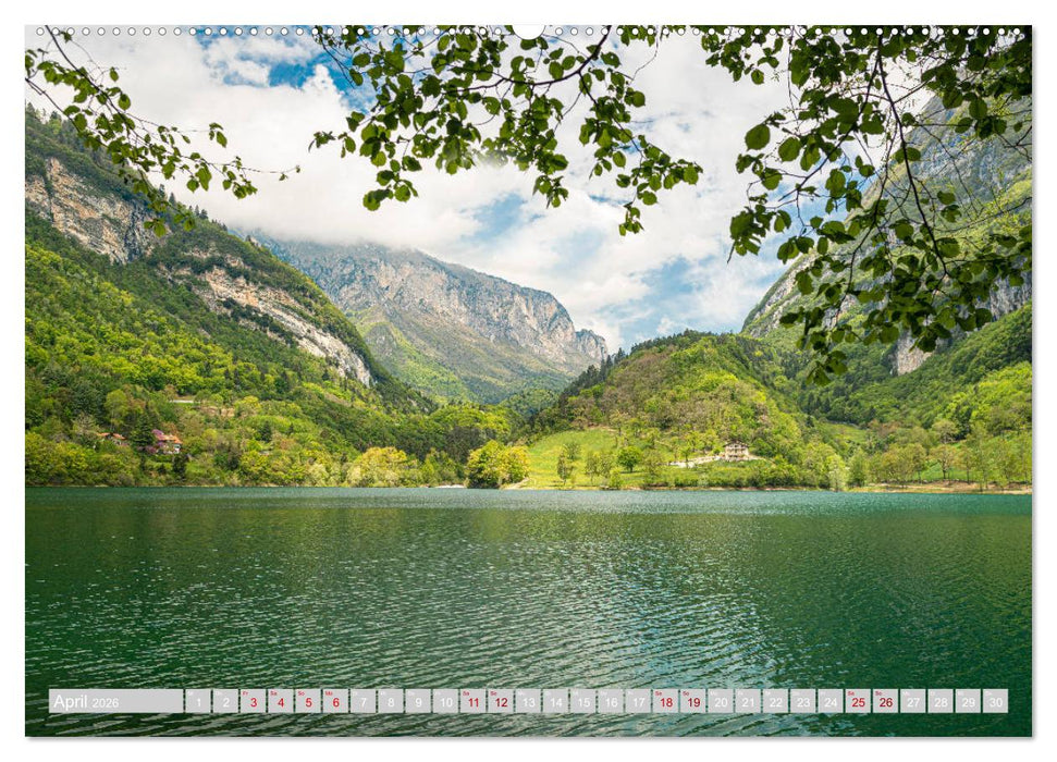 Tenno - Landschaft zwischen Trentino und Gardasee (CALVENDO Premium Wandkalender 2026)