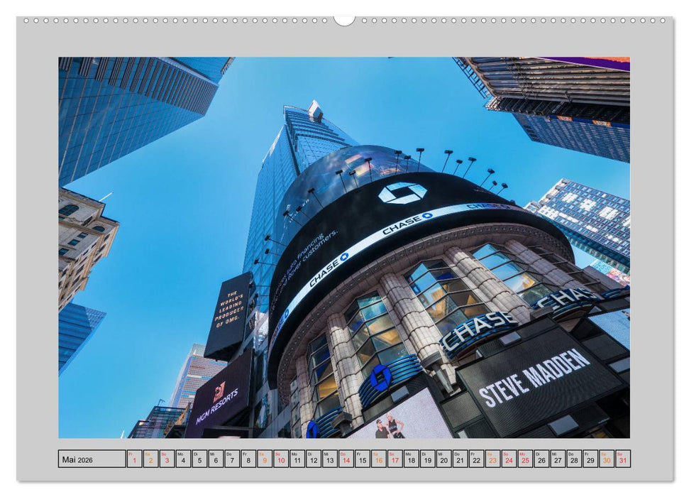 New York – Von Brooklyn zur Grand Central Station (CALVENDO Premium Wandkalender 2026)