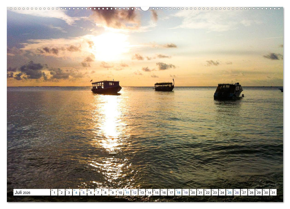 MALEDIVEN Wunderwelt (CALVENDO Premium Wandkalender 2026)