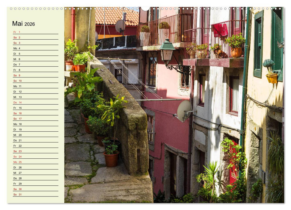 Romantisches Portugal (CALVENDO Premium Wandkalender 2026)