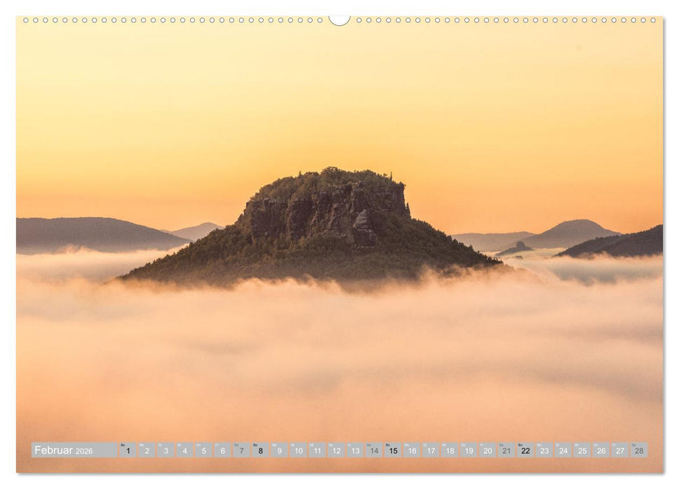 SÄCHSISCHE SCHWEIZ - Märchenland an der Elbe (CALVENDO Premium Wandkalender 2026)