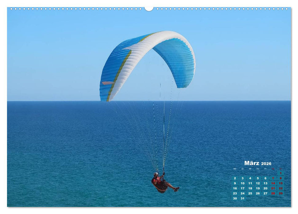 Die Lust am Paragliding (CALVENDO Wandkalender 2026)
