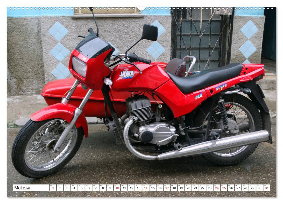 JAWA 350 - Exportschlager der CSSR (CALVENDO Premium Wandkalender 2026)