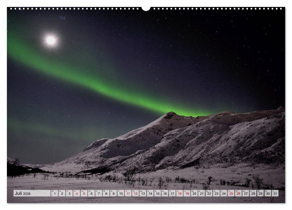 Aurora Borealis: Polarlichter in Norwegen (CALVENDO Premium Wandkalender 2026)