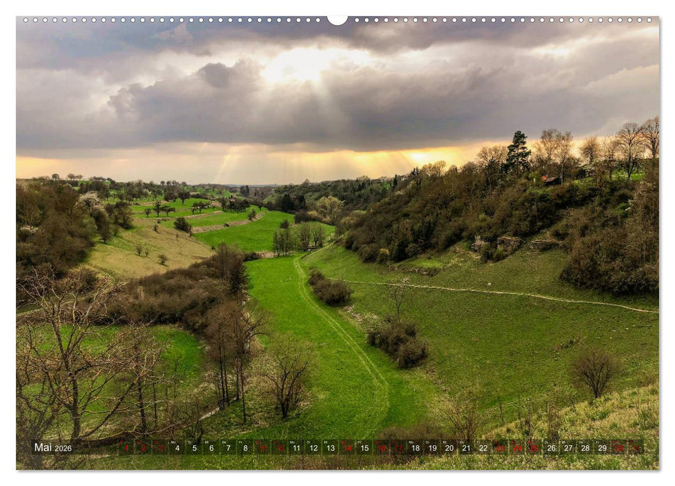 Lieblingsplätze in und um Tübingen (CALVENDO Premium Wandkalender 2026)
