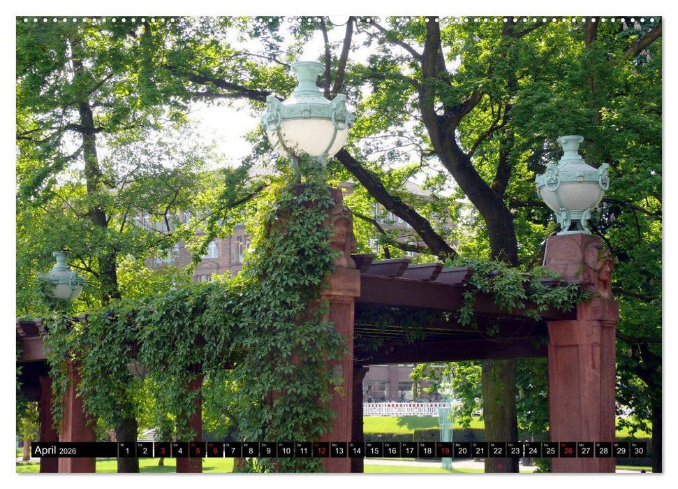 Grünes Mannheim (CALVENDO Premium Wandkalender 2026)