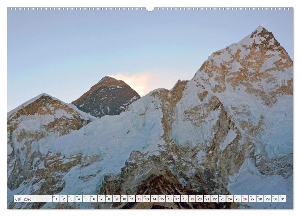 Grandioser Himalaya, Bergriesen in Nepal (CALVENDO Premium Wandkalender 2026)