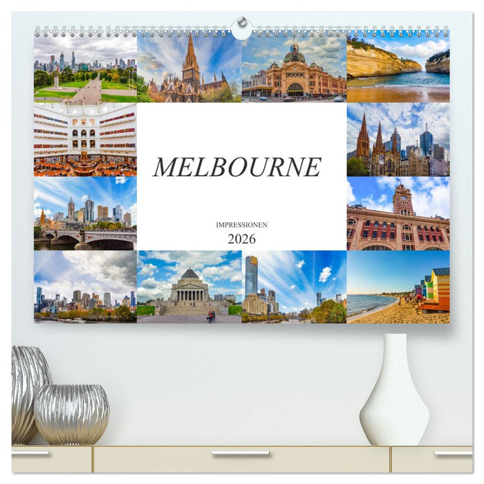 Melbourne Impressionen (CALVENDO Premium Wandkalender 2026)