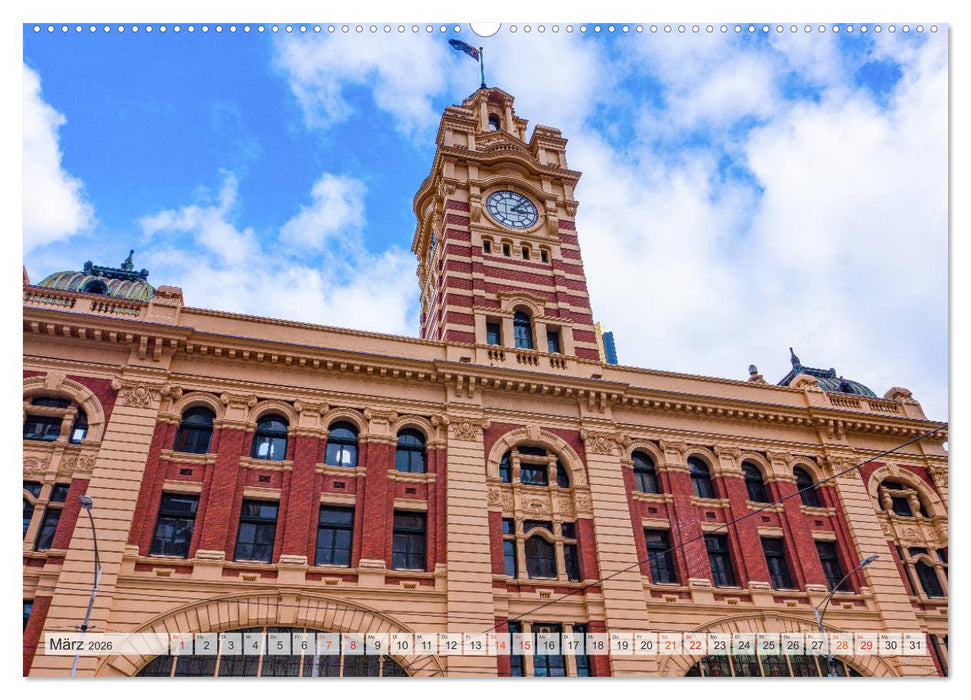 Melbourne Impressionen (CALVENDO Premium Wandkalender 2026)