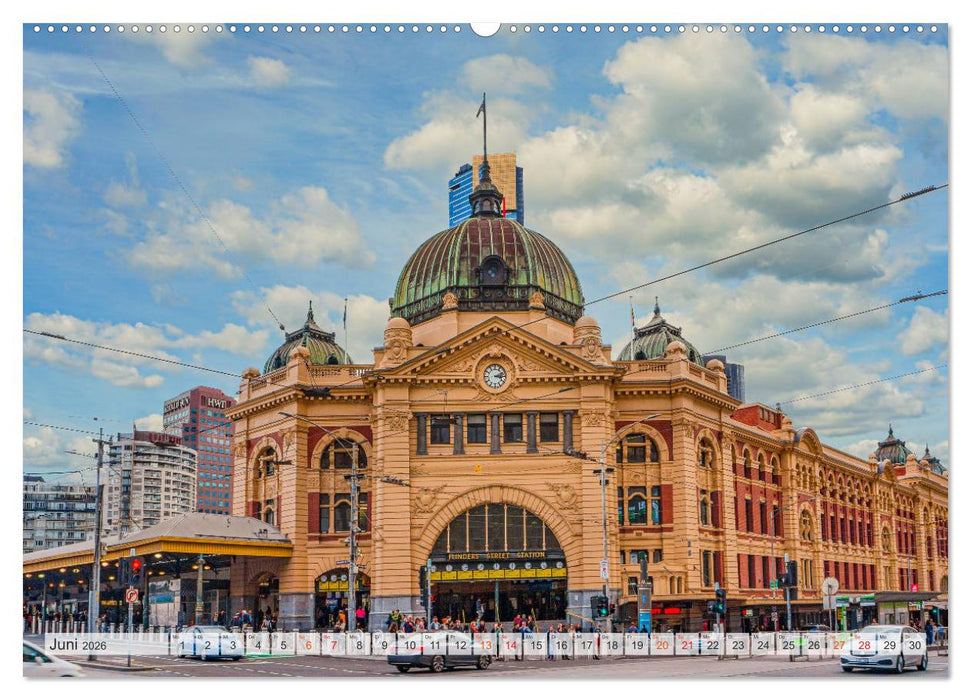 Melbourne Impressionen (CALVENDO Premium Wandkalender 2026)