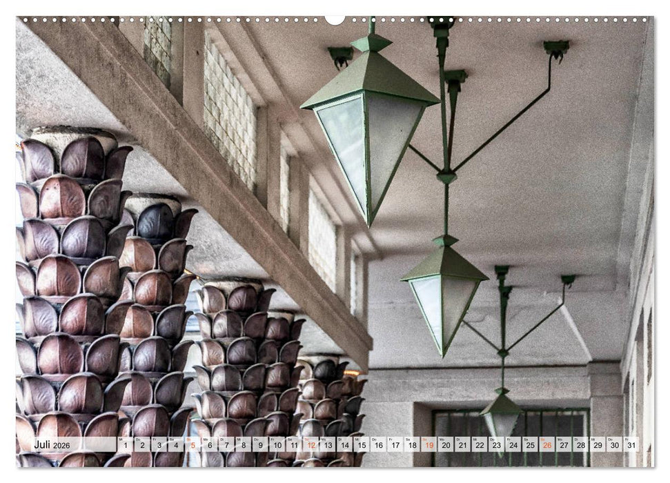 Baukunst des Roten Wien (CALVENDO Premium Wandkalender 2026)
