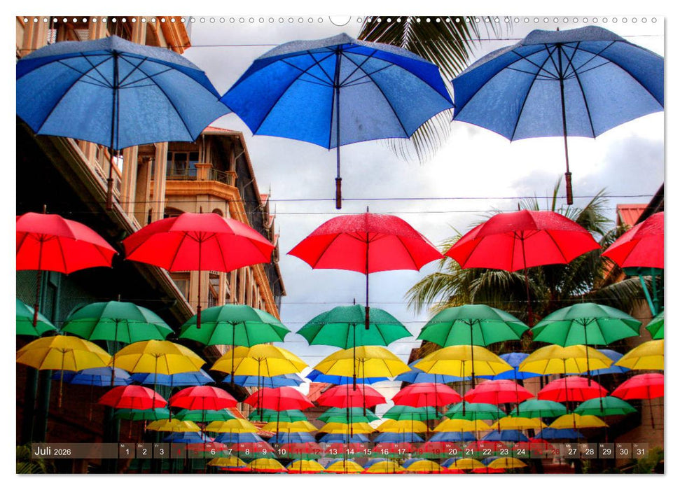 Mauritius - Die Perle im Indischen Ozean (CALVENDO Premium Wandkalender 2026)