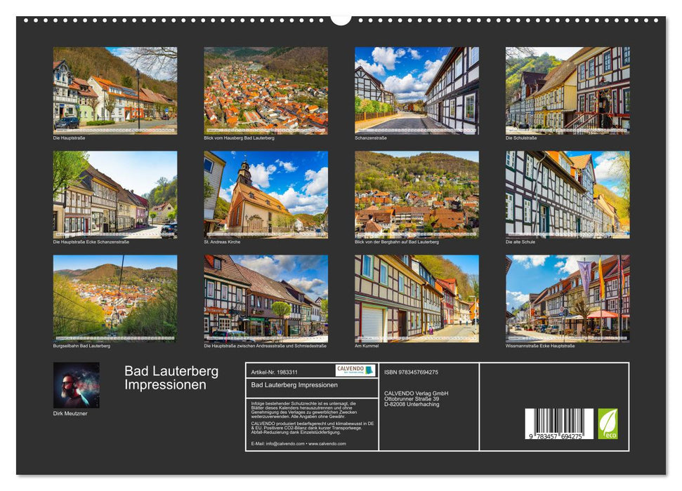 Bad Lauterberg Impressionen (CALVENDO Premium Wandkalender 2026)